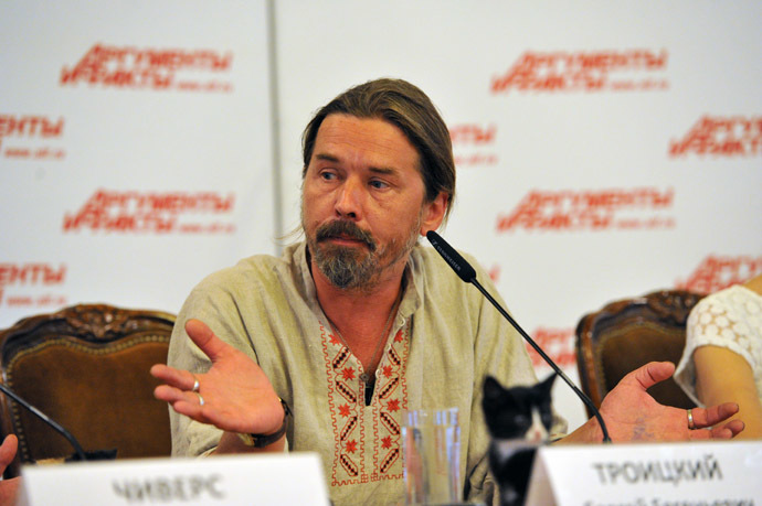 Moscow mayoral candidate Sergei "Spider" Troitsky (RIA Novosti/Sergey Kuznecov)