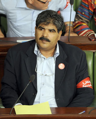 Tunisian opposition figure Mohamed Brahmi.(AFP Photo / Fethi Belaid)