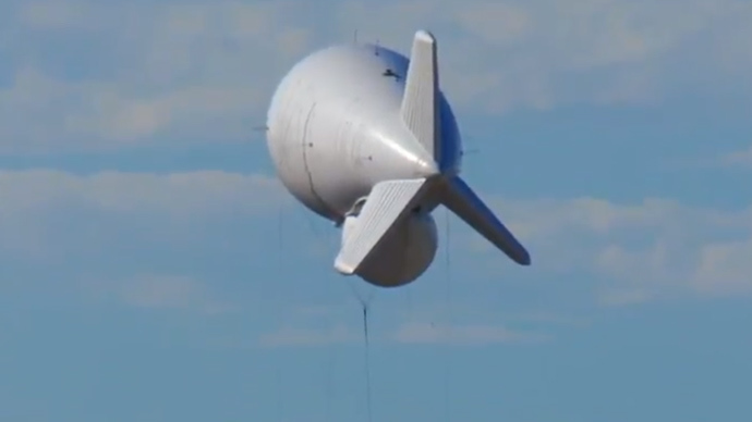 Pentagon to deploy huge blimps over Washington, DC for 360-degree surveillance