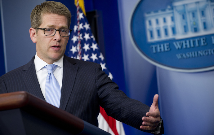 White House Press Secretary Jay Carney (AFP Photo / Saul Loeb)
