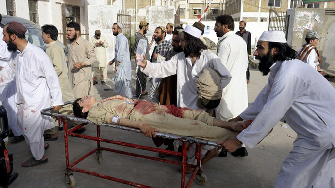 10 killed as gunmen shoot at people leaving mosque in Pakistan