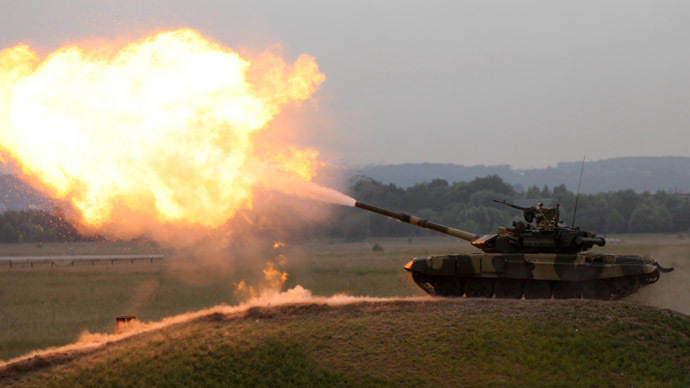 Tank biathlon: First comp in new paramilitary sport starts near Moscow