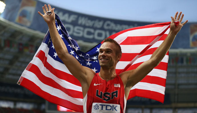 Nick Symmonds.(AFP Photo / Alexander Nemenov)