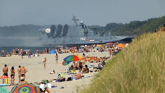 An image grab taken from a video uploaded on YouTube on August 18, 2013 by user Aleksandr Karnaukhov