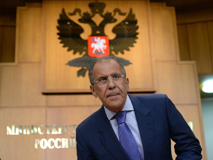 Russiaâs Foreign Minister Sergey Lavrov (RIA Novosti / Maxim Blinov)