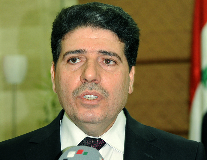 Syrian Prime Minister Wael Nader al-Halqi (AFP Photo / SANA)