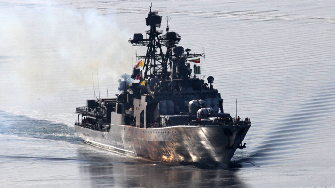 Russian destroyer enters east Mediterranean to head task force – report