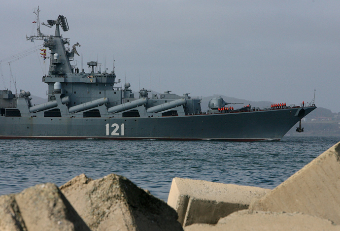 Missile cruiser âMoskvaâ (RIA Novosti / Vitaliy Ankov)