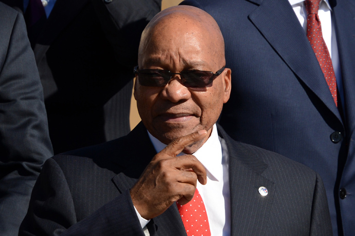 South Africaâs President Jacob Zuma (AFP PhotoO / Kirill Kudryavtsev)