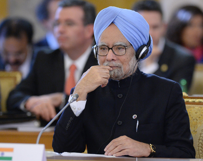 Indiaâs Prime Minister Manmohan Singh (AFP Photo / G20RUSSIA)