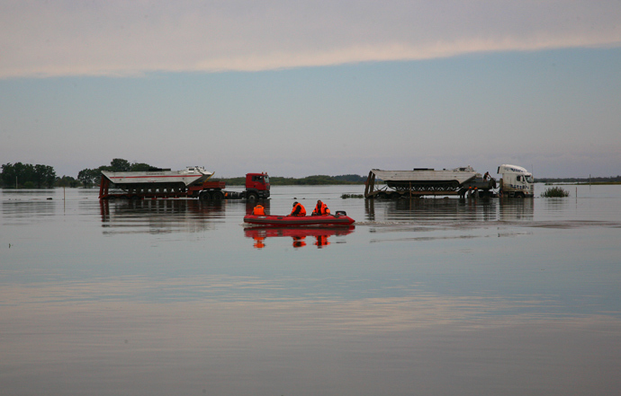 Flood in Khabarovsk Region. 04.09.2013 (RIA Novosti / Vyacheslav Reutov)