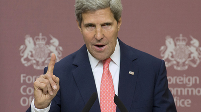 Kerry presses for urgent, peaceful disarmament of Syrian chemical weapons