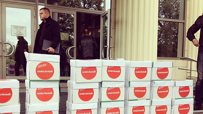 Navalny submits hundreds of complaints against mayor poll, demands halt to inauguration