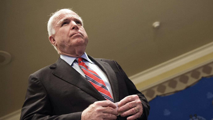 McCain baffles Russian communists promising to respond to Putin's op-ed in Pravda