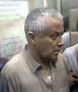 Prime Minister Ali Zeidan immediately after seizure (Image from twitter.com user @binyahya007)