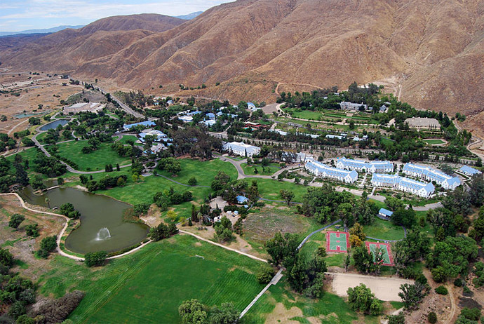Gold Base, Gilman Hot Springs, California - the high-security central complex of the church. (Photo from Wikipedia.org)