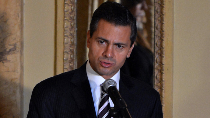 Mexican President Peña Nieto (AFP Photo / Rodrigo Arangua)