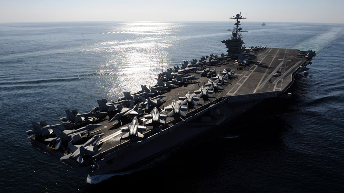 The Nimitz-class aircraft carrier USS John C. Stennis (Reuters / Kenneth Abbate)
