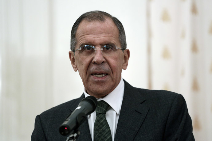 Russian Foreign Minister Sergei Lavrov (RIA Novosti/Andrey Stenin)