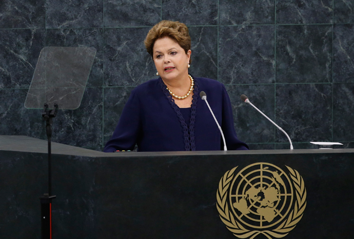Brazil's President Dilma Rousseff (Reuters / Mike Segar)