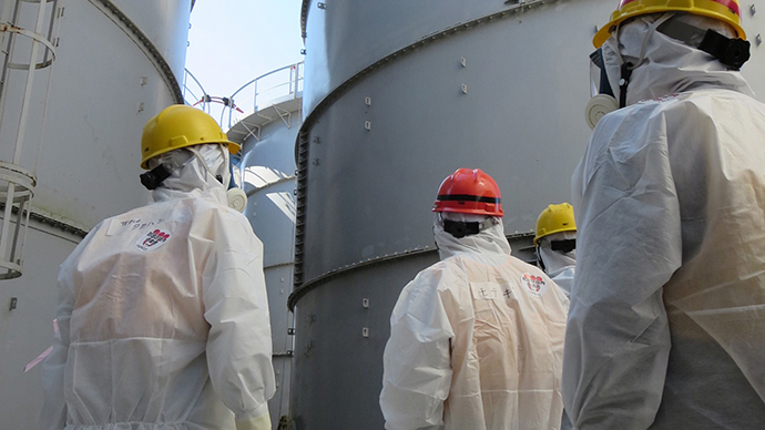 TEPCO's Fukushima Dai-ichi nuclear power plant in the town of Okuma, Fukushima prefecture. (AFP Photo / TEPCO)