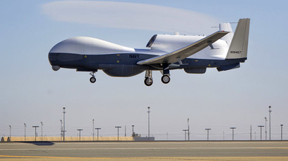 Navy tests enormous surveillance drone Triton (VIDEO)