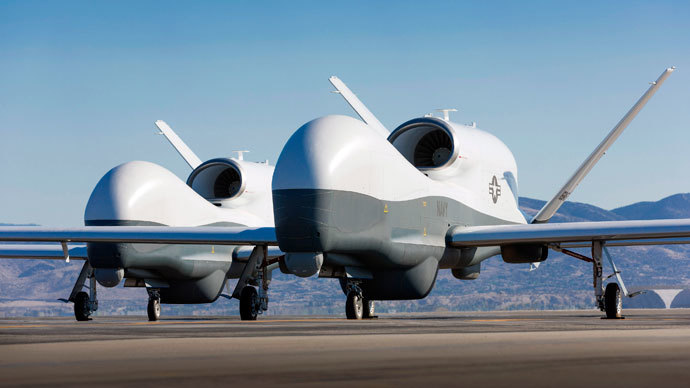 Navy tests enormous surveillance drone Triton (VIDEO)
