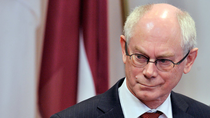 EU Council president Herman Van Rompuy (AFP Photo / Georges Gobet)