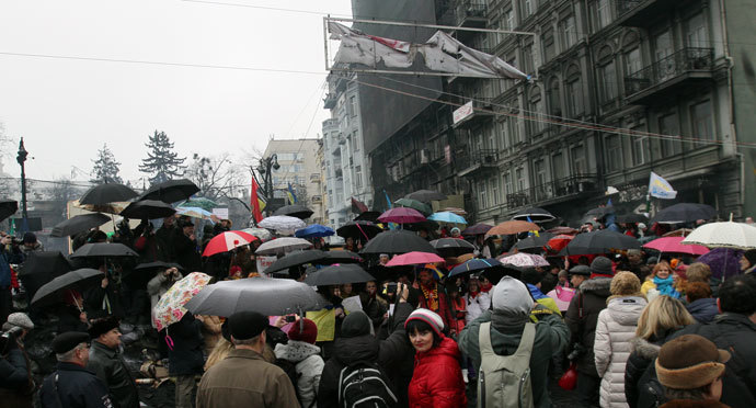 Kiev on February 9, 2014.(AFP Photo / Anatolii Boiko)