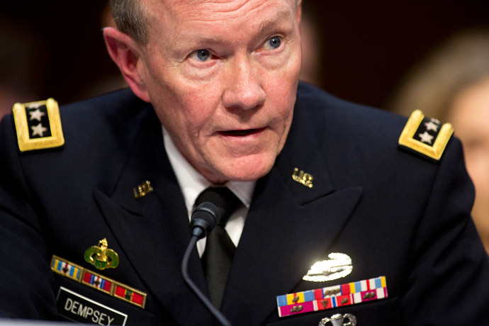 General Martin E. Dempsey, chairman of the Joint Chiefs of Staff (Reuters / Joshua Roberts)