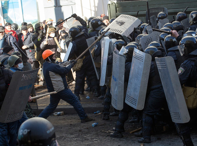 Kiev February 18, 2014.(Reuters / Vlad Sodel)