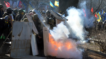 Moscow blames radicals for deadly clashes in Ukraine, EU leaders ponder sanctions against government