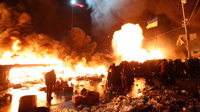 Moscow blames radicals for deadly clashes in Ukraine, EU leaders ponder sanctions against government