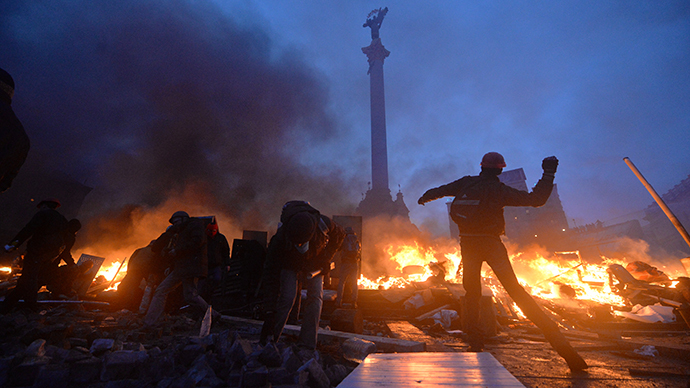 Moscow blames radicals for deadly clashes in Ukraine, EU leaders ponder sanctions against government
