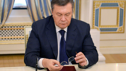 Yanukovich denies ouster, says 'ashamed & guilty' for not preventing chaos