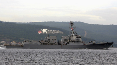 US warship in Black Sea as Ukraine’s Crimea readies for referendum