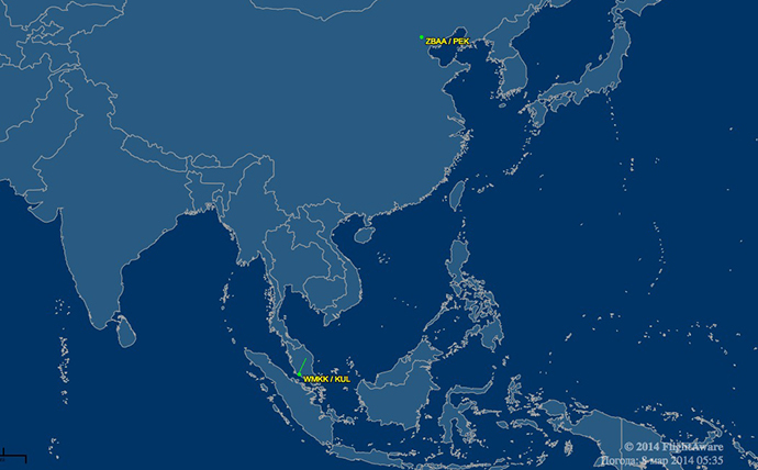 Image from flightaware.com