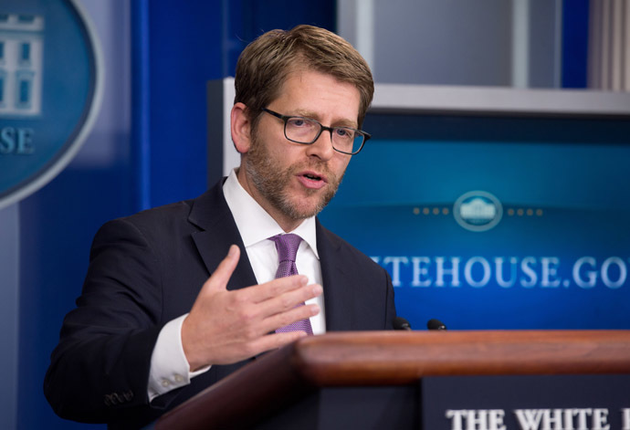 White House spokesman Jay Carney (AFP Photo)