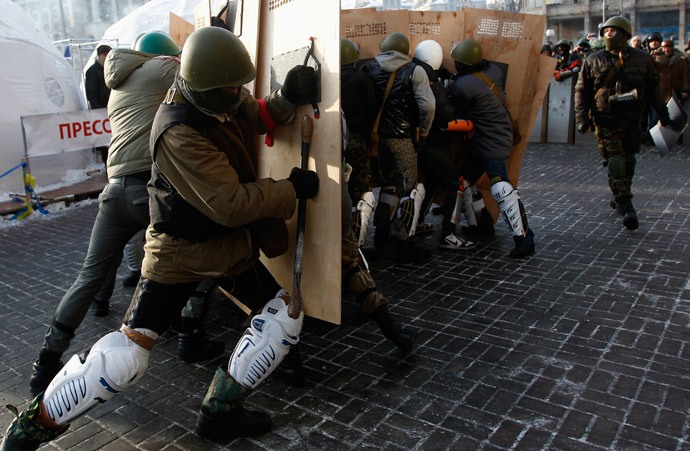 Kiev, January 25, 2014.(Reuters / David Mdzinarishvili)