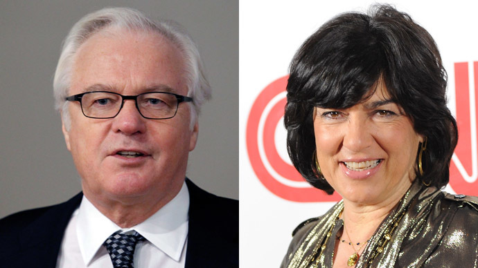 Russia's UN envoy Churkin replies to CNN anchor Amanpour