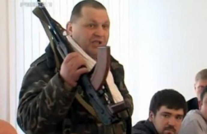 Aleksandr Muzychko (Still from YouTube video/TVRivne1)