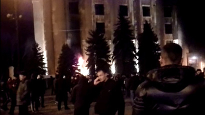 Standoff between gvt, protesters intensifies, 24 hours before Kiev ultimatum ends