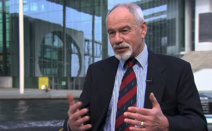 Retired German Air Force Lieutenant Colonel Johan Scholtz