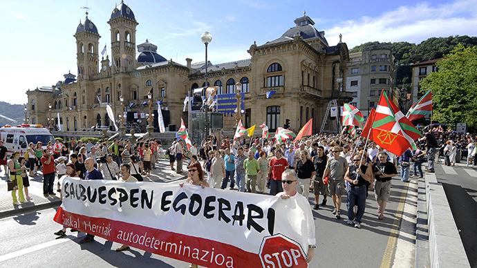 Basque town votes in referendum on independence from Spain