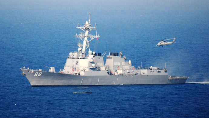 Guided-missile destroyer USS Preble ( AFP Photo / Navy Visual News Service / Mass Communication Specialist 3rd Class Alexander Tidd / Handout)