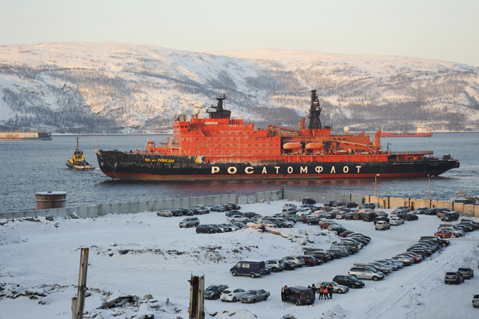 The nuclear icebreaker "50 Let Pobedy" (RIA Novosti / Sergey Eshenko)