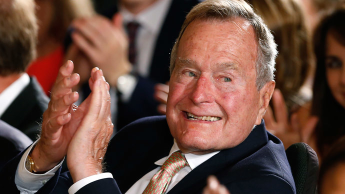 Former President George H. W. Bush.(Reuters / Kevin Lamarque)