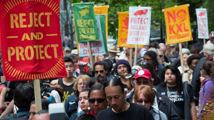 #NoKXL: Thousands march in D.C. against Keystone pipeline