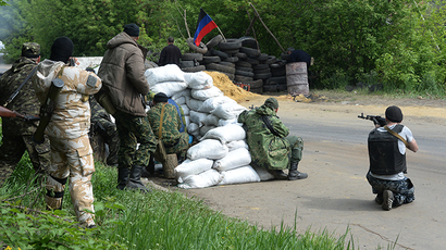 Loud blasts, heavy gunfire heard in Slavyansk – RT stringer