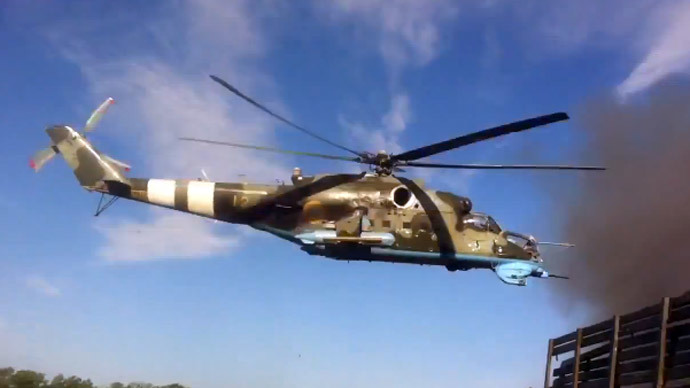 Donetsk bloodbath: Insider video shows Ukraine helicopters firing at ...